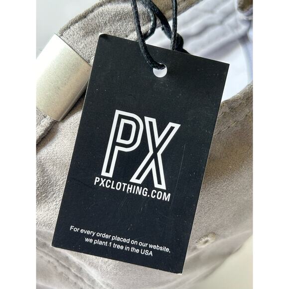 PX Clothing Gray Suede-Like Adjustable Baseball Hat Cap Unisex One Size New - Picture 7 of 7